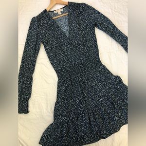 MICHAEL Michael Kors smocked ruffled dress